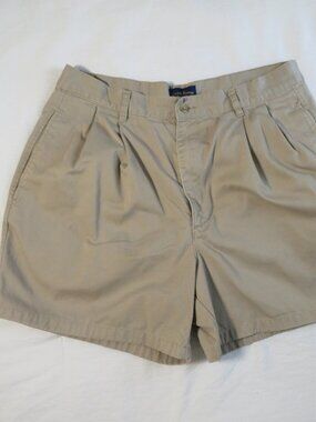 Dark Khaki Club Room Men's Shorts Cotton size 34